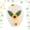 White, variant on QenASHaing Disco Ball Easter Egg Ornament Set, Fabric Foam Eggs with Sunflower & Silver Mirror Ball, Hanging Decor for Spring, Party, Easter Tree