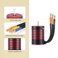 thumbnail image 2 of GTSKYTENRC 3650 Brushless Motor 4500KV Waterproof Motor for 1/10 RC Car Truck, 2 of 5