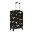 thumbnail image 3 of Easygdp Cow Skulls Print Elastic and Washable Suitcase Protective Cover with Hidden Zipper Fits 18-32 inch Luggage -Small, 3 of 9