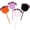 Bat, variant on Slccxzc 4 Pcs Halloween Pens Pumpkin Ghost Bat Witch Legs Pens Plush Pompom Ballpoint Pen Novelty Writing Pens for Office Party Favors