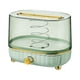 thumbnail image 2 of Dispensador de servilletas con tapa para caja de pañuelos de escritorio, transparente, decoración de mesa, uso versátil Verde claro, 2 of 7
