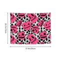 thumbnail image 6 of Hirioo Halloween Pumpkins Print Tapestry Lightweight Fabric for Bedroom Aesthetic Home Wall Dorm Décor Living Room Decor 29x37 Inch, 6 of 8