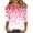 Rose Gold_EG36, variant on Womens Valentine Tops Casual Crew Neck 3/4 Length Sleeve Shirts Cute Love Heart T Shirts Loose Spring Fall Clothes 2026 Rose Gold 4XL