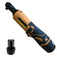 thumbnail image 7 of 3/8'' 12V 90° Electric Cordless Ratchet Right Angle Wrench Tool Set +2 Battery, 7 of 7