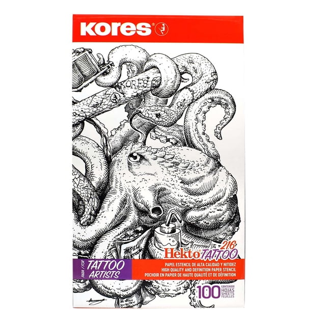 K HEKTO TATTOO 216 CAJA 100 HOJAS