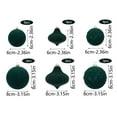 thumbnail image 3 of ABPWLY 25 Pcs Velvet Christmas Decorations, Christmas Balls Flocked Christmas Tree Ornaments Assortment for Christmas Tree Holiday Decor, 3 of 3