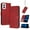 Red, variant on Motorola Moto G 5G 2024 Case ,Wallet PU Leather Magnetic Protective Folio Book Cover