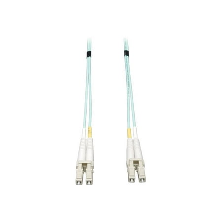 Tripp Lite 10Gb Duplex Multimode 50/125 OM3 - LSZH Fiber Patch Cable, (LC/LC) - Aqua, 6M (20-ft.)