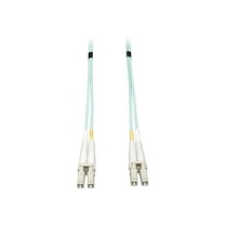 Tripp Lite 10Gb Duplex Multimode 50/125 OM3 - LSZH Fiber Patch Cable, (LC/LC) - Aqua, 6M (20-ft.)