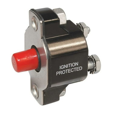 Blue Sea 2138 Medium Duty Push Button Reset-Only - 15A