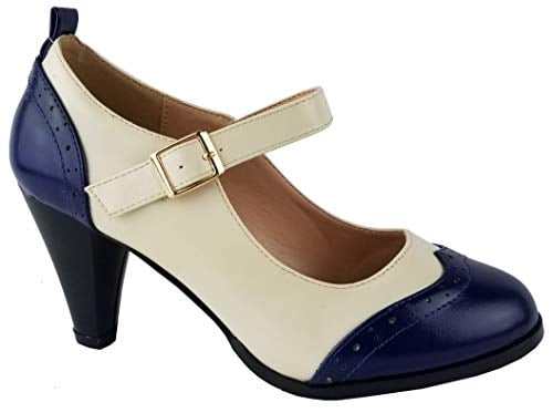 navy mary jane pumps