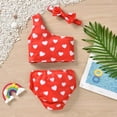 thumbnail image 3 of GYRATEDREAM Infant Toddler Girl's Bikini Bathing Suit Two Piece Swimsuits 1-2 Years, 3 of 9