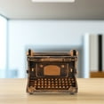 thumbnail image 4 of Minkissy Decorative Resin Typewriter Flower Pot Home Ornament with Retro Design Floral Planter, 4 of 5