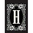 thumbnail image 3 of Toland Home Garden 109929 Classic Monogram-H 28 x 40 Inch Decorative, House Flag, 3 of 4