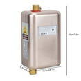 thumbnail image 3 of Compact Efficient Gold Mini  Water Heater with Indicator Light for Home Kitchen, 3 of 7