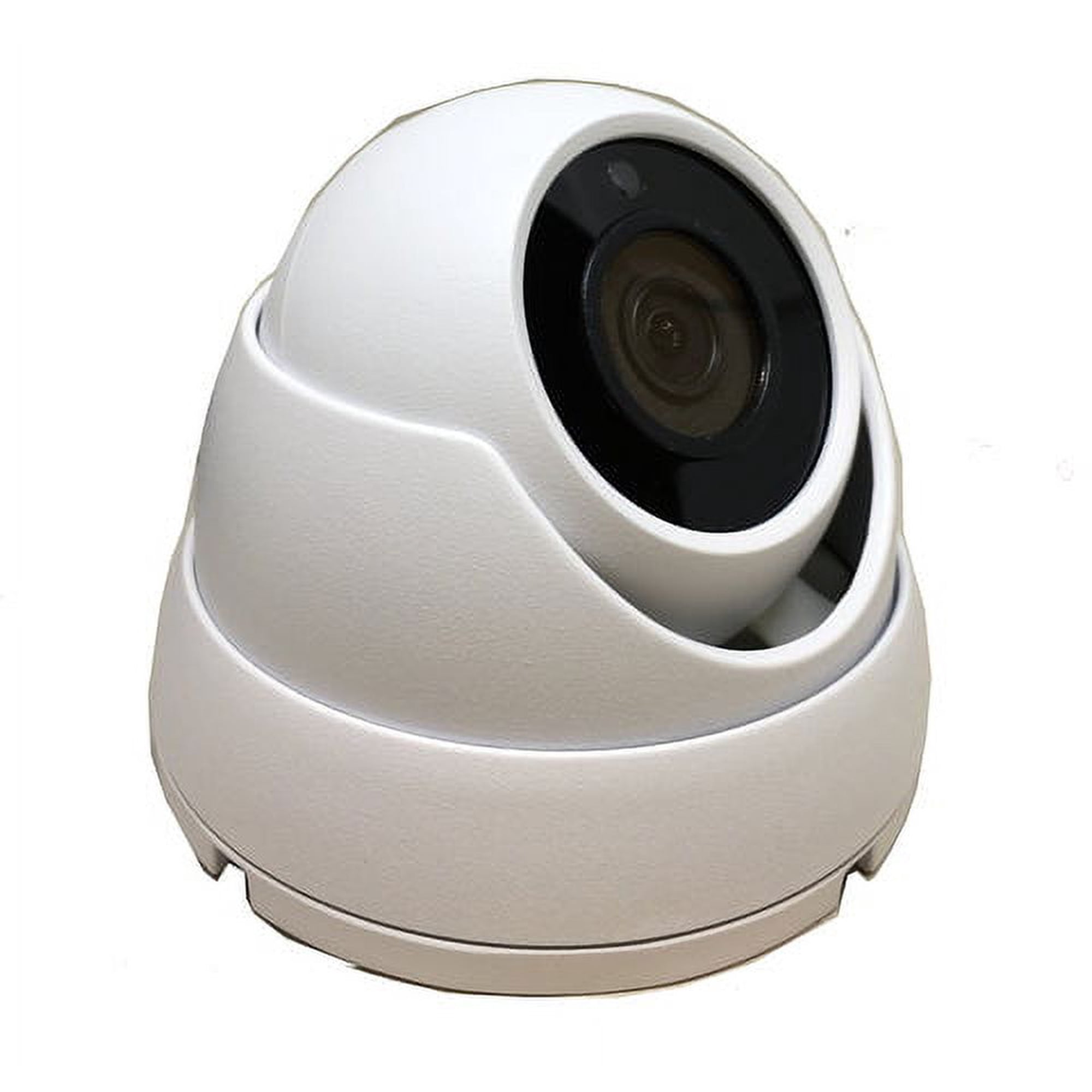 101AV 5 MP 4in1 TVI/AHD/CVI/CVBS 3.6mm Lens Security Surveillance Dome Camera DWDR IR Cut OSD Menu For Indoor Outdoor CCTV Home Office (white) 1 Pack
