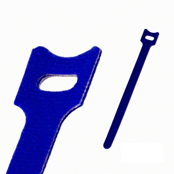 NavePoint 8 Inch Hook and Loop Reusable Strap Cable Cord Wire Ties 25 Pack Blue