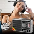 thumbnail image 3 of Mini Receptor Radio Portátil Banda Completa FM/AM/SW Compatible Con Tarjeta TF para Personas Mayores, 3 of 9