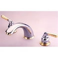 thumbnail image 1 of Kingston Brass GKB964 Robinet de Lavabo Magellan à Large Diffusion, Chrome Poli & Laiton, 1 of 1