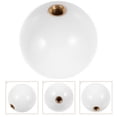 thumbnail image 2 of MOVTOTOP Durable Plastic Game Joystick Ball Head for Replacement White Realistic Vibration Experience, 2 of 8