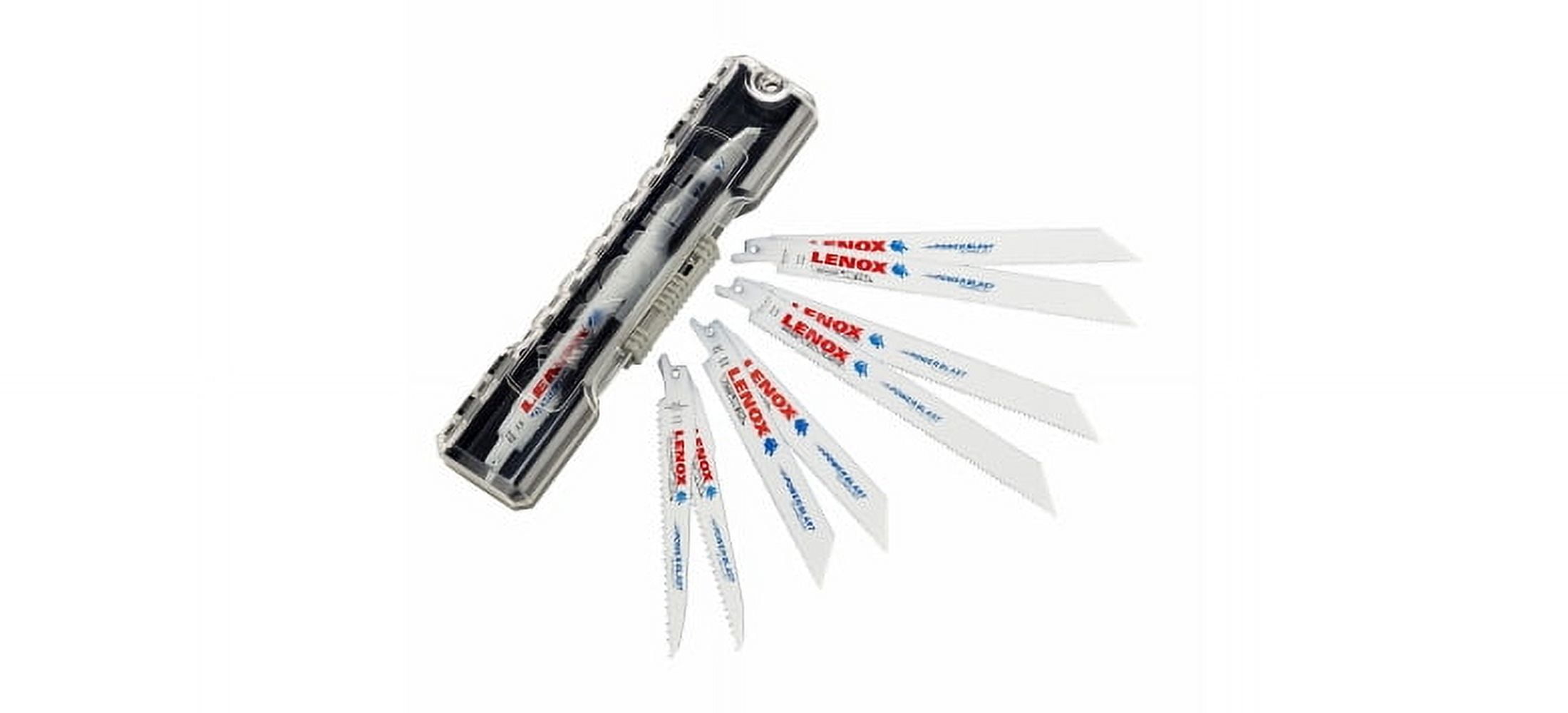 Lenox Assorted in. Bi-Metal Reciprocating Saw Blade Set Multi TPI 9 pk