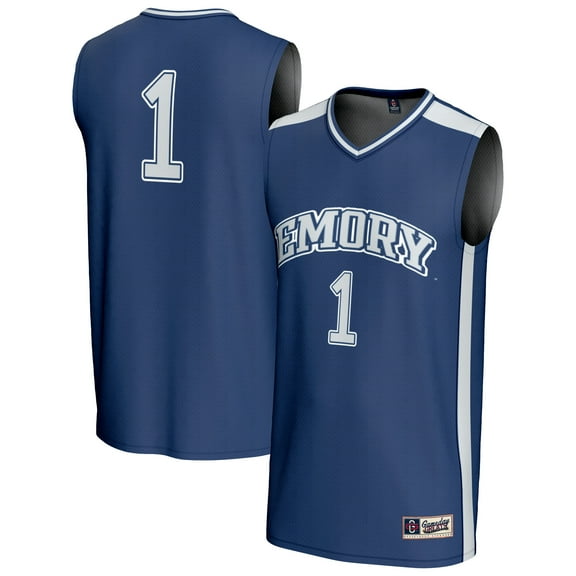 Youth GameDay Greats #1 Blue Emory Eagles Lightweight Collegiate Basketball Fashion Jersey