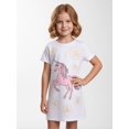 thumbnail image 5 of Kids Fashion Short Sleeve Dress Slim-Fit Round Neck Casual Dresses for Girls Tween Girls Age 8-13 Pockets, 5 of 6