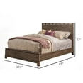 thumbnail image 5 of Alpine Furniture Sydney Full Size Panel Bed, Weathered Grey, 5 of 5