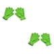 thumbnail image 3 of Qarigey 1 par de guantes para niños, accesorio de ropa de estilo Simple, calentador de dedos para exteriores, cubiertas para calentar las Verde 2piezas, 3 of 6