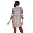 thumbnail image 3 of Moomaya Printed Side Slit Short Kurta Tunic For Women Summer Wear Ladies Kurti, 3 of 5