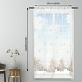 thumbnail image 4 of QualitChoice Window Sheer Curtains Rooms Decorations Valance Hanging Decors Curtain Drapes Coffee 1*1.2m 1Set, 4 of 6