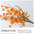 thumbnail image 5 of UPOUART 3Pcs Fall Pumpkin Branches Artificial Sturdy Material Vase Filling Ornament for Harvest Festival, 5 of 6