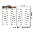 thumbnail image 2 of Fiudx Pegatinas para Cejas, Parches de Tatuajes Impermeables Simulados, Solución Temporal Ecológica para Cejas, Aspecto Natural Duradero, Realza La Simetría Facial, Perfectas para Días Ajetreados, In, 2 of 2
