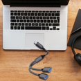 thumbnail image 5 of Type C To USB Adapter Port Splitter For Charging & Data Transfer Compact Hub For USB Flash Drives & Devices, 5 of 5