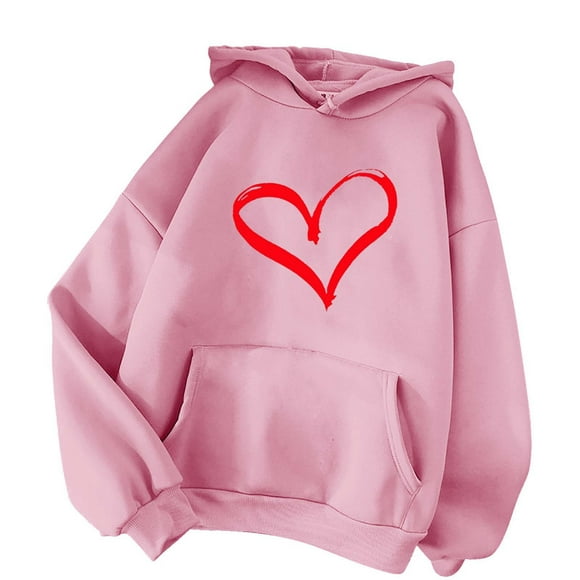 Rbaofujie Womens Hoodie Women's Winter Hoodie Sweatshirt Pullover Tops Long Sleeved Comfortable Pink Halloween Sweater