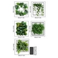 thumbnail image 3 of 5 Pcs Set Vine Wall Stickers 11.8x11.4inch Green Plants Leaves Decals Removable Decor for Living Room Bedroom Home Office, 3 of 6