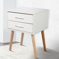 thumbnail image 2 of Bedroom Nightstand, Easy To Assemble Quality Water-  Bedside Table 2 Drawers With Build-in Handle  For Bedroom, 2 of 8