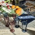 thumbnail image 3 of STP GOODS Vintage Style Shot Glass Set of 4 pcs 1.7 fl oz (50 ml) Lafitnik Pink Shot Glasses with Stem for Whiskey Vodka Tequila Sherry Glasses Glass Barware, 3 of 7
