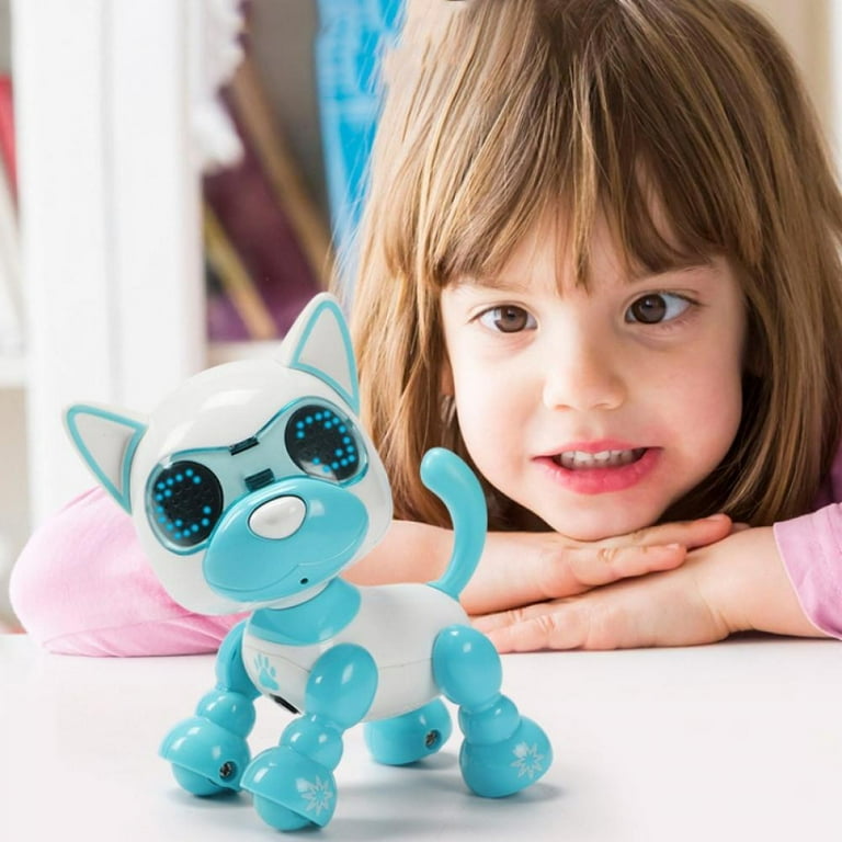 Interactive Puppy - Smart Pet, Electronic Robot Dog Toys for Age 3 4 5 6 7  8 Year Old Girls, Gifts Idea for Kids, Voice Control＆Intelligent Talking 