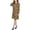 Mustard Paisley, variant on Womens Petites Pleated  Shift Dress