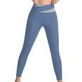 thumbnail image 4 of Mqqzkk Women's Casual Bootleg Yoga Pants V Waisted High Rised Pants Workout Pants Leggings Solid Color Comfy Soft Trousers, 4 of 5