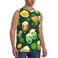 thumbnail image 2 of Daiia St Patrick's Day10 Printed Men's Tank Tops,Casual Soft Sleeveless Gym Muscle Shirts Bodybuilding Tee-3X-Large, 2 of 8