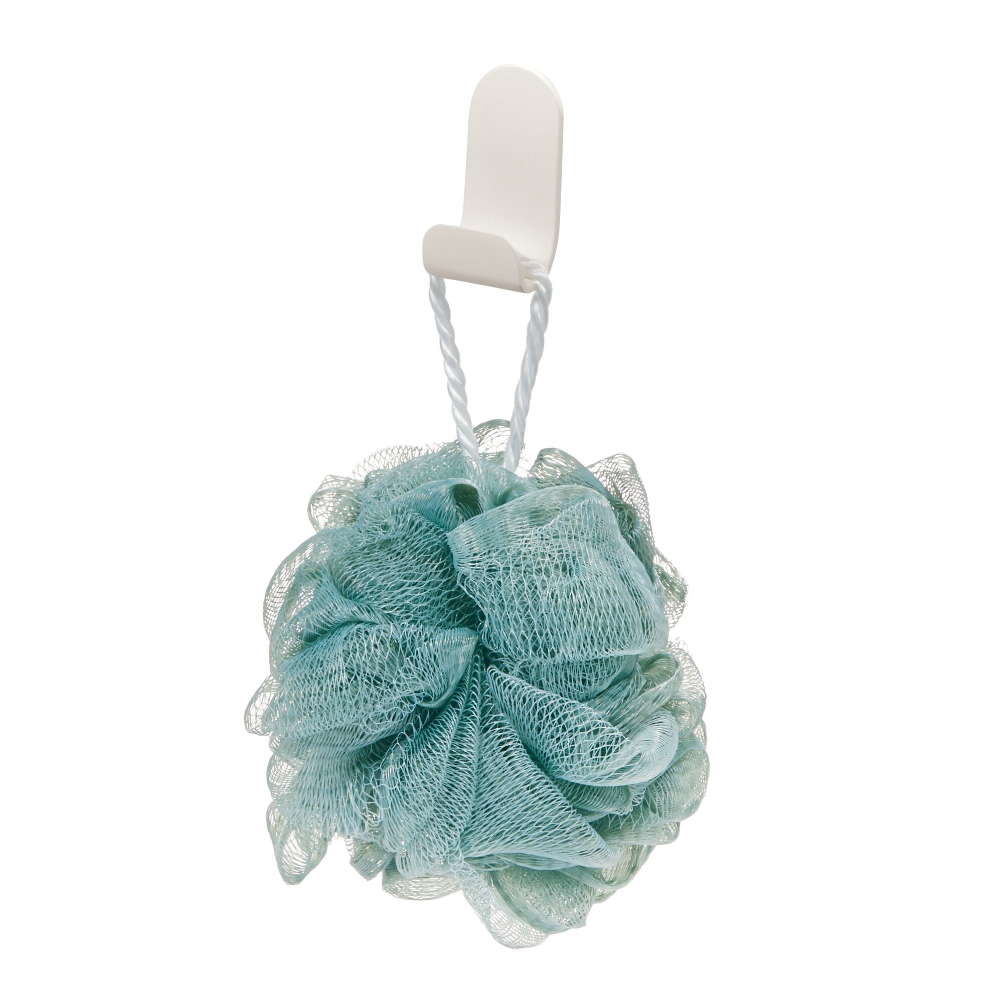 iDesign 2-Piece Adhesive Shower Hooks – Orleans Collection –Coconut/White