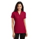 thumbnail image 1 of Port Authority Polo con cuello en Y y tacto de seda para mujer, rojo, XXX-Large Autoridad Portuaria L5001, 1 of 1