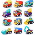 thumbnail image 1 of Pull Back Toy Cars 12 Pack Mini for Kids, 1 of 2