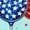 Blue, variant on Womens Red Wine and Blue Tshirt V Neck Short Sleeve Patriotic Graphic Tees 4th of July Party Shirts Tops