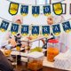 thumbnail image 4 of Yuarrent Decoración Látex Lentejuelas Globo Papel Banner Festival Fiesta Pared Estrella Colgante Adornos Conjunto Reutilizable Interior Exterior Regalos Kits de decoración para fiestas Yuarrent HA061504-00B, 4 of 6