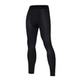 thumbnail image 1 of Mallas de entrenamiento para hombre, tecnología de ventilación y ajuste de compresión, pantalones de compresión ligeros, color negro, talla M, 1 of 14