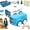 Blue*white, variant on Magic Mini Bus, Magic Car Follows Line, Gesture Follows with Automatic Evasion Expression Light, Intelligent RC Magic Mini Bus Car Toy, Remote Control Multiple Modes, Recharge via USB-C