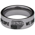 thumbnail image 4 of We The People Tungsten Carbide Ring, 4 of 9